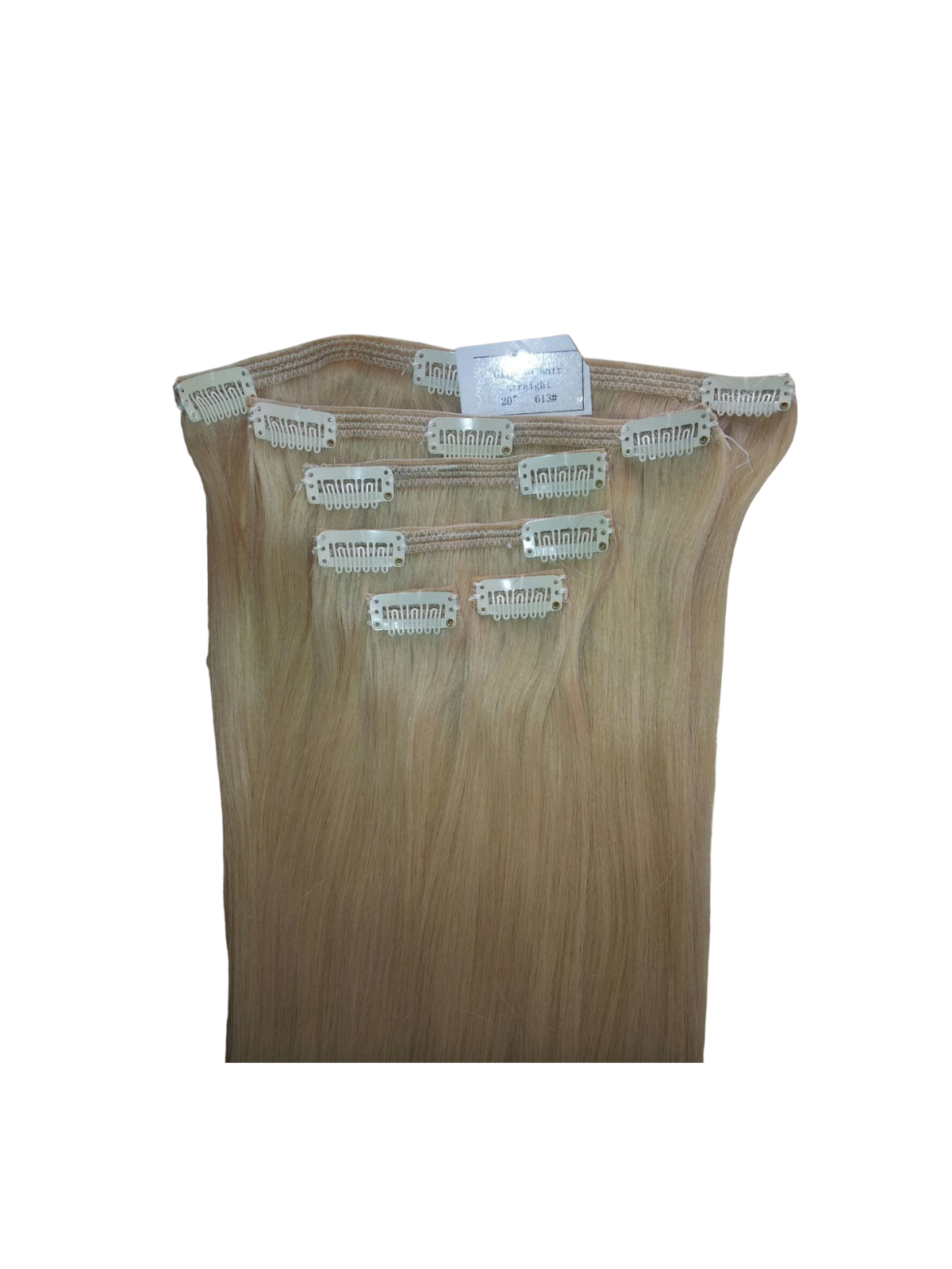 Honey Blonde Straight Clip-In Hair Extension
