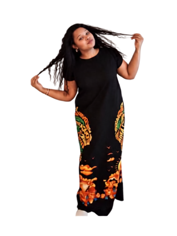 Black Graphic Print