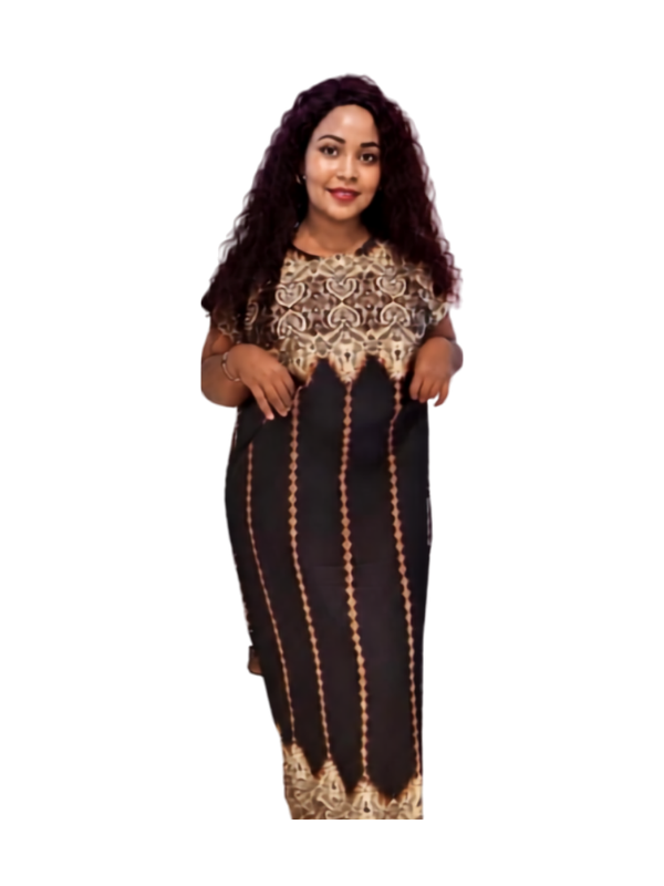 Black Gold Dress