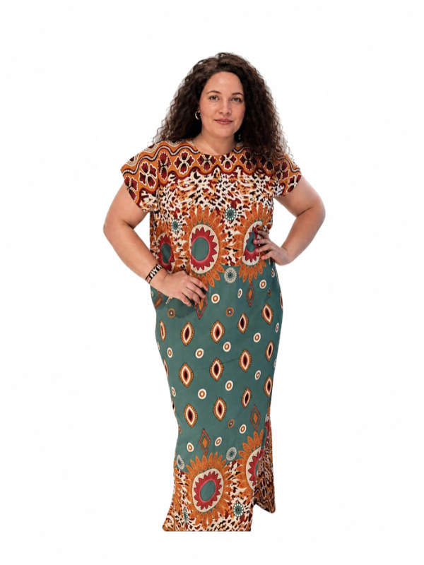 Mandala Ankara Dress