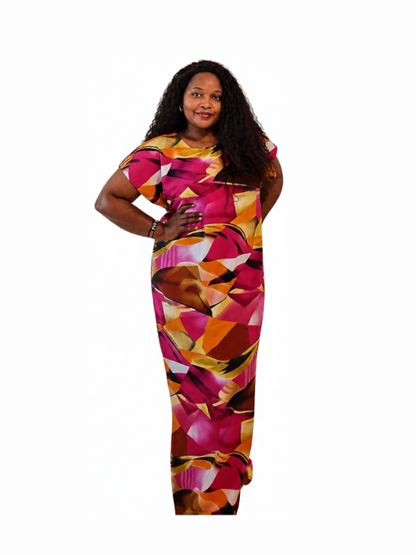 Choose File Multi-color Floral Dress