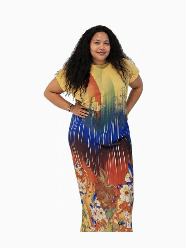 Stylish Gradient Color Dress