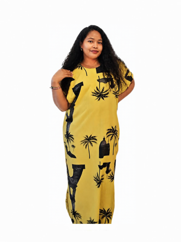 Yellow Color Landmark Dress