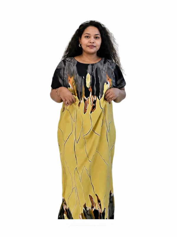 Yellow Flames Styled Dress
